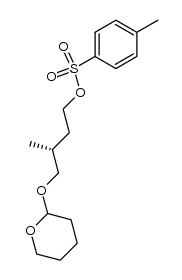 (R)-3-methyl-4-tetrahydropyranyloxybutyl tosylate结构式