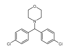 4-[bis(4-chlorophenyl)methyl]morpholine结构式