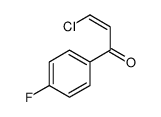 (E)-β-Chloro-4'-fluoroacrylophenone Structure