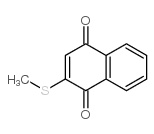 1,4-Naphthalenedione,2-(methylthio)-结构式