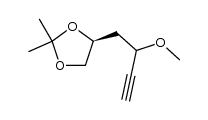 4-(2-methoxybut-3-ynyl)-2,2-dimethyl-[1,3]dioxolane Structure