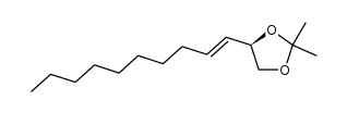 (R)-4-(dec-1-en-1-yl)-2,2-dimethyl-1,3-dioxolane Structure
