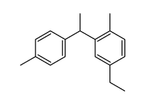 1-(5-ethyl-2-methyl-phenyl)-1-p-tolyl-ethane结构式