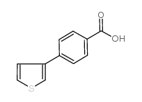4-(噻吩-3-基)苯甲酸结构式
