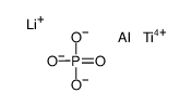 lithium,aluminum,titanium(4+),phosphate结构式