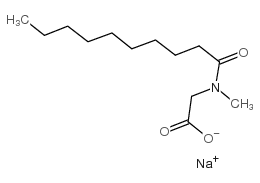 N-DECANOYLSARCOSINE SODIUM SALT structure