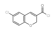 6-氯-2H-二苯并呋喃-3-羰酰氯结构式