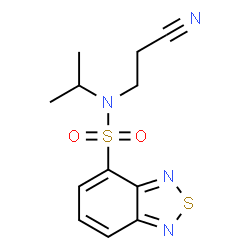 N-(2-Cyanoethyl)-N-isopropylbenzo[c]-[1,2,5]thiadiazole-4-sulfonamide Structure