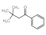 3,3-dimethyl-1-phenylbutan-1-one结构式