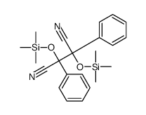 2,3-diphenyl-2,3-bis(trimethylsilyloxy)butanedinitrile Structure