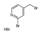 PYRIDINE,2-BROMO-4-(BROMOMETHYL)-,HYDROBROMIDE structure