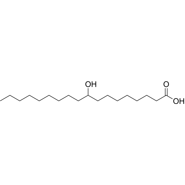 9-羟基十八酸结构式