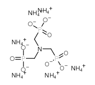 azanium,1-phosphonato-N,N-bis(phosphonatomethyl)methanamine Structure