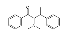 2-dimethylamino-1,3-diphenylbutan-1-one Structure