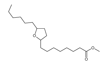 5-Hexyltetrahydrofuran-2-octanoic acid methyl ester Structure