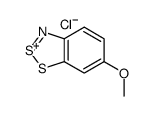 1,2,3-benzodithiazol-6-ylidene(methyl)oxidanium,chloride Structure