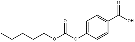 碳酸戊基4-羧苯酯结构式