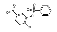 Benzenesulfonic acid 2-chloro-5-nitro-phenyl ester Structure