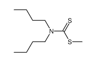 Dibutyldithiocarbamic acid methyl ester structure