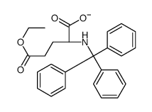 (2S)-5-ethoxy-5-oxo-2-(tritylamino)pentanoate Structure