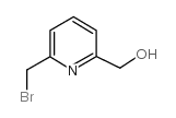 [6-(bromomethyl)pyridin-2-yl]methanol structure
