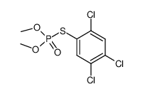Monothiophosphorsaeure-O,O-dimethylester-S-[2,4,5-trichlor-phenylester] Structure