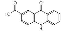 9-oxo-10H-acridine-2-carboxylic acid结构式