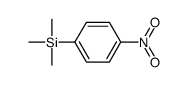 4-(三甲基甲硅烷基)-1-硝基苯结构式