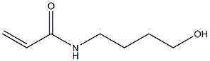 N-(4-羟丁基)丙烯酰胺结构式