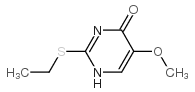 4(1H)-Pyrimidinone, 2-(ethylthio)-5-methoxy Structure
