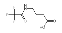 4-[(三氟乙酰基)氨基]丁酸结构式