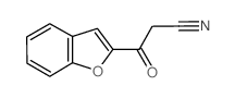 3-(苯并呋喃-2-基)-3-氧代丙腈结构式