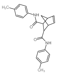 Bicyclo[2.2.1]hept-5-ene-2,3-dicarboxamide,N2,N3-bis(4-methylphenyl)-, (1R,2R,3R,4S)-rel-结构式