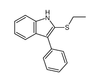 2-(ethylthio)-3-phenylindole Structure