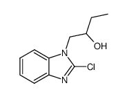 1-(2-chloro-benzoimidazol-1-yl)-butan-2-ol结构式