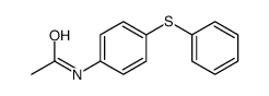 N-(4-phenylsulfanylphenyl)acetamide结构式