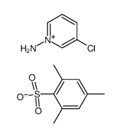 1-amino-3-chloropyridinium 2,4,6-trimethylbenzenesulfonate结构式