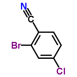 2-溴-4-氯苯腈结构式