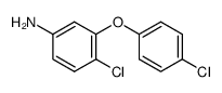 3-(4-chlorophenoxy)-4-chloro-phenylamine Structure