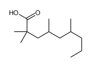 2,2,4,6-tetramethylnonanoic acid Structure