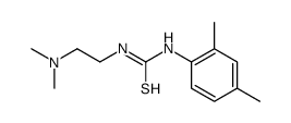 1-[2-(dimethylamino)ethyl]-3-(2,4-dimethylphenyl)thiourea结构式