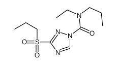 N-ethyl-N-propyl-3-propylsulfonyl-1,2,4-triazole-1-carboxamide Structure
