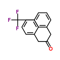 1-苯基-3-(3-三氟甲基苯基)-2-丙酮结构式