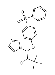 1-(4-benzenesulfonyl-phenoxy)-1-imidazol-1-yl-3,3-dimethyl-butan-2-ol Structure