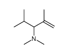N,N,2,4-tetramethylpent-1-en-3-amine结构式