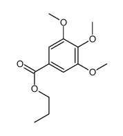 propyl 3,4,5-trimethoxybenzoate结构式