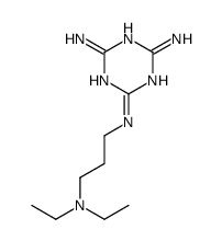 2-N-[3-(diethylamino)propyl]-1,3,5-triazine-2,4,6-triamine Structure