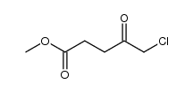 5-chloro-4-oxopentanoic acid methyl ester结构式