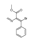 methyl 3-bromo-2-(methylideneamino)-3-phenylprop-2-enoate结构式