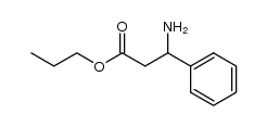 (+/-)-β-phenylalanine propyl ester Structure